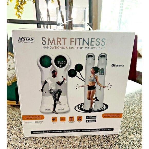 Motag Smart Fitness Bluetooth Handweight & Jump Rope Workout Kit - Picture 1 of 2